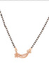 Set Of 2 Gold Toned AD Studded Delicate mangalsutra COMBO