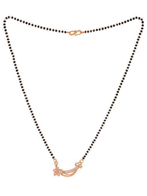 Set Of 2 Gold Toned AD Studded Delicate mangalsutra COMBO