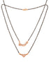 Set Of 2 Gold Toned AD Studded Delicate mangalsutra COMBO