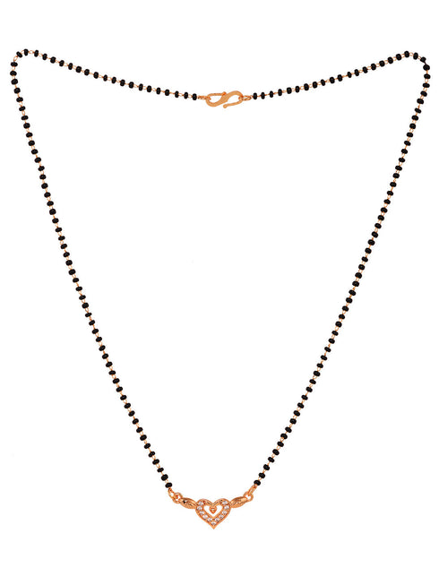Set Of 2 Gold Toned AD Studded Delicate mangalsutra COMBO