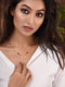 Gold Plated White AD Studded & Beaded Pendant Mangalsutra COMBO