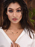 Gold Plated White AD Studded & Beaded Pendant Mangalsutra COMBO