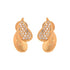 Gold Toned AD Studded Minimal Designer Necklace Jewellery Set
