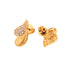 Gold Toned AD Studded Minimal Designer Necklace Jewellery Set