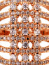 Gold Plated White AD Studded designer Finger Ring