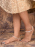 Silver Toned AD studded Ethnic Bridal Anklet Anklet