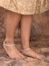 Silver Toned AD studded Ethnic Bridal Anklet Anklet