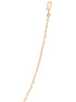 Gold Plated White Polki Studded & Beaded Exquisite Nath Chain