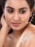 Gold Plated Kundan Embellished Nose Ring