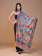 Women's Pure Wool Faux Pashmina Kalamkari Printed Embroidery Stole