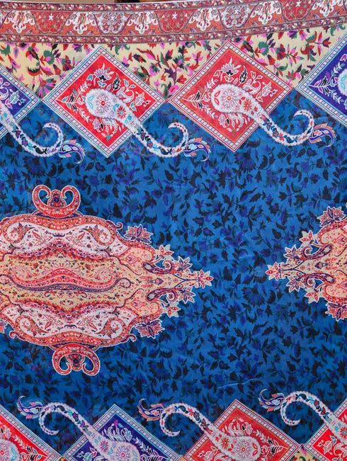 Women's Printed Floral Wool Shawl