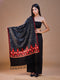 Women's Aari Embroidered Wool Stole