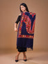 Women's Aari Embroidered Wool Stole