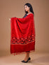 Women's Aari Embroidered Wool Stole