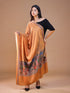 Women's Darbar Printed Wool Shawl with Swarovski Work