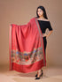 Women's Darbar Printed Wool Shawl with Swarovski Work