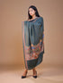 Women's Darbar Printed Wool Shawl with Swarovski Work