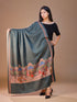 Women's Darbar Printed Wool Shawl with Swarovski Work