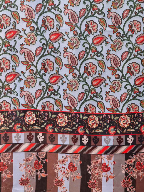Women's Printed Floral Wool Shawl