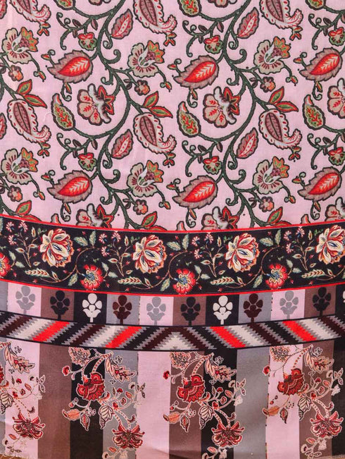 Women's Printed Floral Wool Shawl