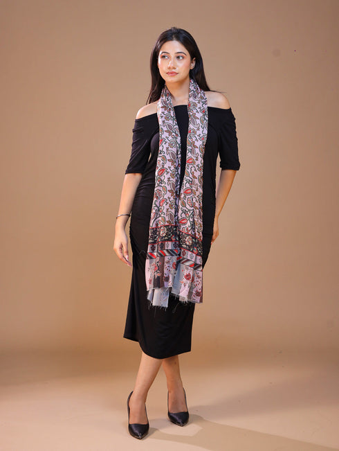 Women's Printed Floral Wool Shawl