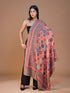 Women's Kalamkari Printed Outlined Wool Shawl