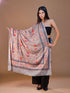 Women's Printed Aari Embroidery Wool Stole