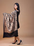 Women's Pure Wool Faux Pashmina Aari Embroidery Shawl
