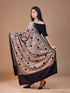 Women's Pure Wool Faux Pashmina Aari Embroidery Shawl