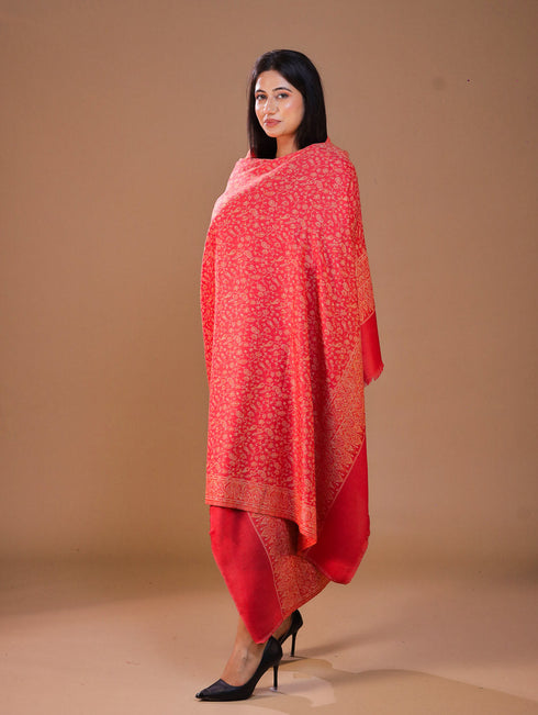 Women's Jamawar Wool Shawl