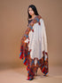 Women's Aari Embroidery and Printed Wool Shawl