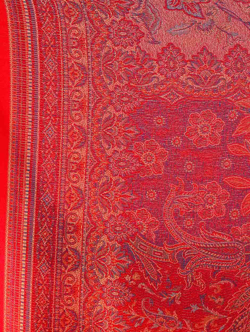 Women's Jamawar Wool Shawl