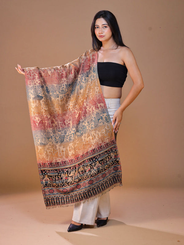 Women's Jamawar Wool Stole