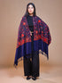 Women's Aari Embroidered Wool Stole