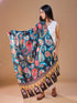 Women's Printed Floral Wool Shawl