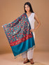 Women's Embroidered Wool Stole