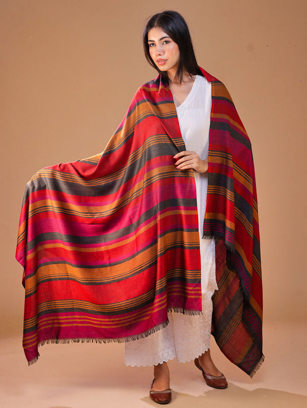 Women's Jamawar Wool Shawl