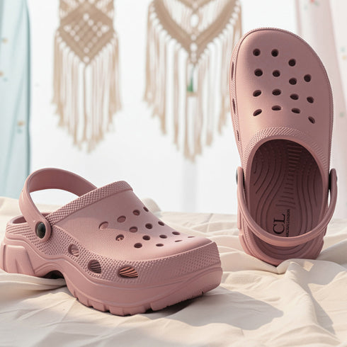 Women's Water-Friendly Slip-On Shoes with Adjustable Strap