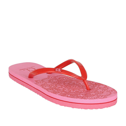 Women's Printed Thong Flip Flops