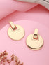 Anti-Tarnish 18k Gold Plated Bold Circular statement earrings