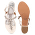 Women's Dazzling Embellishments Adjustable Slingback Strap Heel Sandal