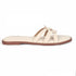 Women's Elegant Flat Slide Sandal with Interlocking Detail