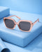 Women Brown Toned Black UV Protected Lens Oversized Sunglasses