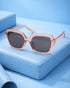 Women Brown Toned Black UV Protected Lens Oversized Sunglasses