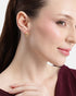 18kt Gold Plated Twisted Half Hoop Earring