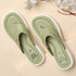 Women's Solid Color Comfort Thong Flip-Flops