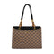 Carlton London Daphne Brown Printed Tote Bag CLLP 1063 BROWN