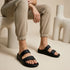 Men's Dual Strap Lightweight Comfort Slide Sandal