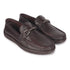 Men's Textured Leather Loafers with Cushioned EVA Comfort Sole