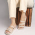 Women's Three-Strap Platform Comfort Slides